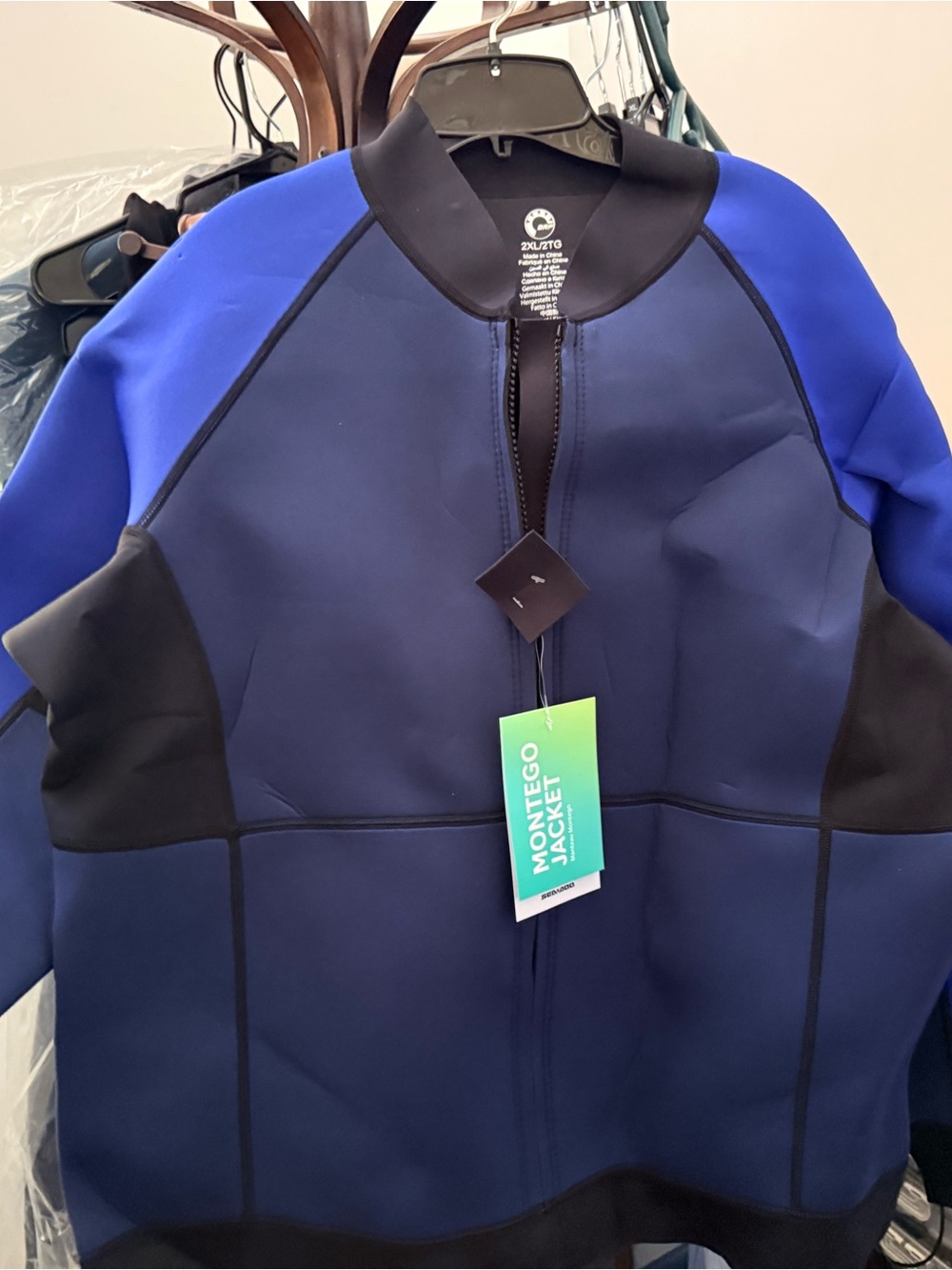 Montego Men's Blue Neoprene Jacket